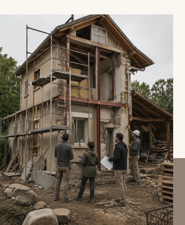 Реконструкция загородного дома под ключ в Саянске от бюро