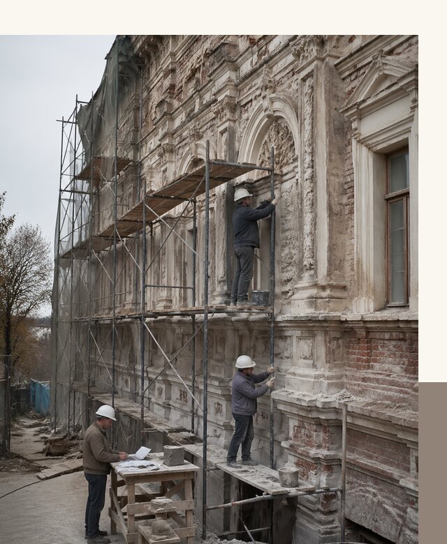 Реставрация объектов культурного наследия под ключ в Саянске